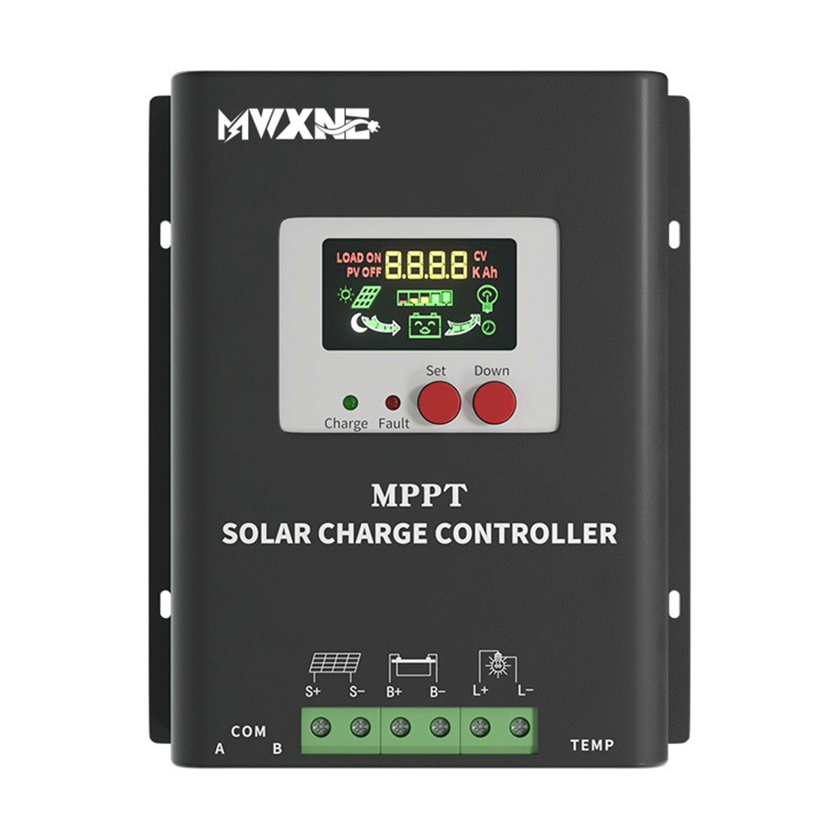 MWXNE 40 Amp 12V/24V DC Input MPPT Solar Charge Controller Auto Parame ...